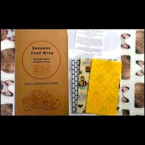 Natural beesewax food wrap sets